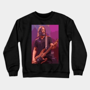 Keanu Grooves: Bass Guitar Vibes Crewneck Sweatshirt